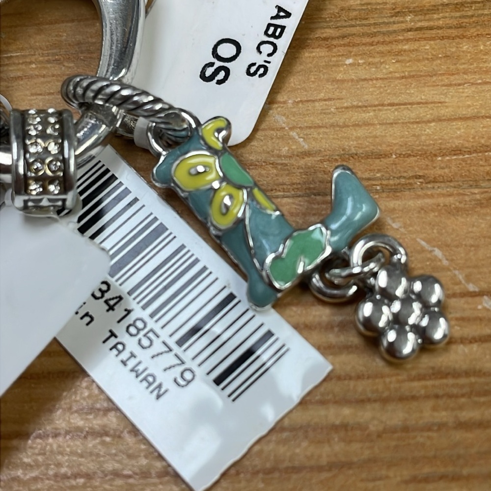Brighton Charm Necklace, extender, and charms